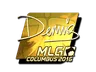 Sticker | dennis (Gold) | MLG Columbus 2016