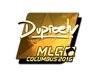 Sticker | dupreeh (Gold) | MLG Columbus 2016