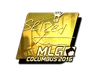 Sticker | seized (Gold) | MLG Columbus 2016