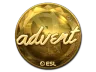 Sticker | advent (Gold) | Katowice 2019