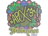 Sticker | apEX (Embroidered) | Budapest 2025