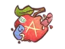 Sticker | Apple A Day (Glitter)