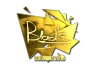 Sticker | B1ad3 (Gold) | Cologne 2016