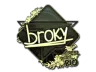 Sticker | broky (Gold) | Rio 2022