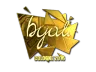 Sticker | byali (Gold) | Cologne 2016