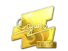 Sticker | cajunb (Gold) | Atlanta 2017