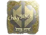 Sticker | chayJESUS (Gold) | Austin 2025