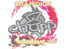 Sticker | chopper (Glitter, Champion) | Shanghai 2024