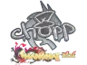 Sticker | chopper (Glitter) | Shanghai 2024