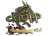 Sticker | chopper (Gold) | Shanghai 2024