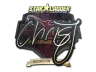 Sticker | chrisJ (Gold) | Berlin 2019
