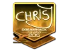 Sticker | chrisJ (Gold) | Cluj-Napoca 2015