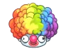 Sticker | Clown Wig