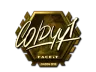 Sticker | COLDYY1 (Gold) | London 2018