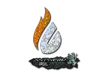 Sticker | Copenhagen Flames (Glitter) | Antwerp 2022