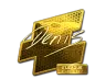 Sticker | denis (Gold) | Atlanta 2017