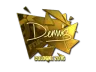Sticker | dennis (Gold) | Cologne 2016