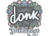 Sticker | donk | Budapest 2025