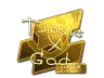 Sticker | Dosia (Gold) | Atlanta 2017