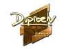 Sticker | dupreeh (Gold) | Boston 2018