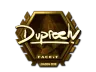 Sticker | dupreeh (Gold) | London 2018