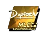 Sticker | dupreeh (Gold) | MLG Columbus 2016