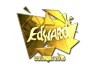Sticker | Edward (Gold) | Cologne 2016