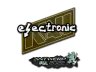 Sticker | electronic (Glitter) | Antwerp 2022