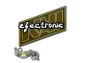 Sticker | electronic (Glitter) | Paris 2023