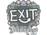 Sticker | exit | Budapest 2025