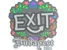Sticker | exit (Embroidered) | Budapest 2025