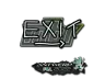 Sticker | exit (Glitter) | Antwerp 2022