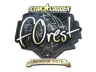 Sticker | f0rest (Gold) | Berlin 2019