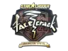 Sticker | facecrack (Gold) | Berlin 2019