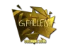 Sticker | FalleN (Gold) | Cologne 2016