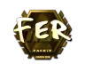 Sticker | fer (Gold) | London 2018