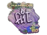 Sticker | FL1T (Champion) | Rio 2022