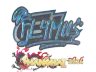 Sticker | FL4MUS (Glitter) | Shanghai 2024