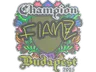 Sticker | FlameZ (Embroidered, Champion) | Budapest 2025