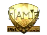 Sticker | flamie (Gold) | Krakow 2017