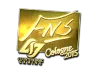 Sticker | FNS (Gold) | Cologne 2015