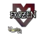 Sticker | frozen (Glitter) | Paris 2023