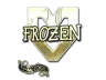 Sticker | frozen (Gold) | Paris 2023