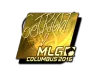 Sticker | GeT_RiGhT (Gold) | MLG Columbus 2016