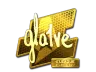 Sticker | gla1ve (Gold) | Atlanta 2017