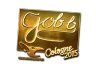 Sticker | gob b (Gold) | Cologne 2015
