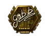 Sticker | gob b (Gold) | London 2018
