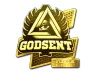 Sticker | GODSENT (Gold) | Atlanta 2017