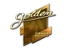 Sticker | Golden (Gold) | Boston 2018