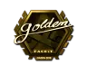 Sticker | Golden (Gold) | London 2018